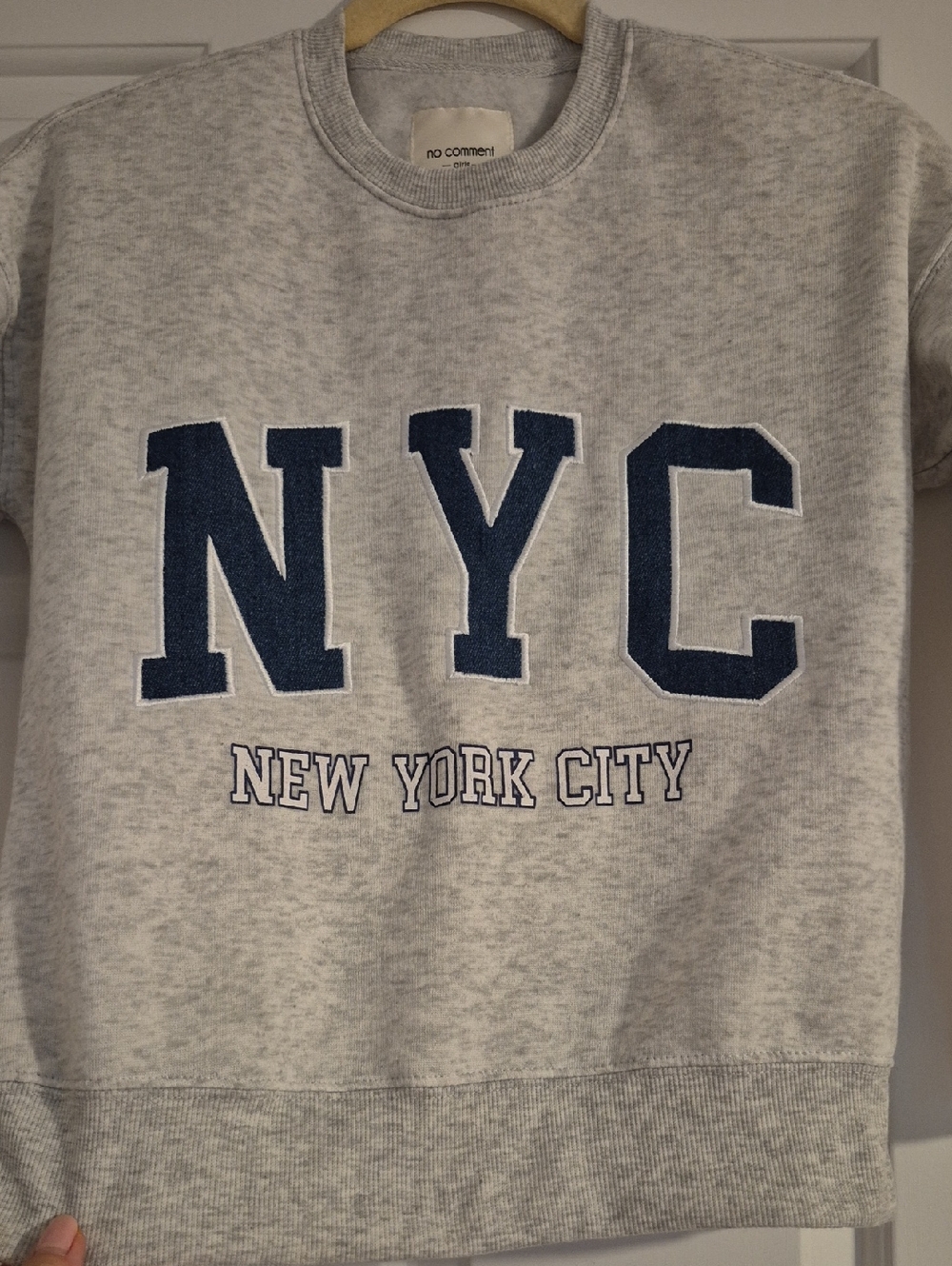 no comment. Kids Grey NYC Sweatshirt